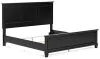 Ashley Furniture B687/31/36/56/58/97 Ashley Furniture B687/31/36/56/58/97 Lanolee - 5 Pc. - Dresser, Mirror, King Panel Bed - Black