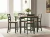 Ashley Furniture D401-223 Ashley Furniture D401-223 Gesthaven - Dining Room Counter Table Set (Set of 5) - Natural / Green