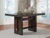Ashley Furniture D984-32 Burkhaus - Rectangular Dining Room Counter Table - Dark Brown