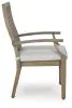 Ashley Furniture P701-601A Rainier Ranch - Arm Chair With Cushion (Set of 2) - Brown / Beige