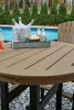 Ashley Furniture P211/613/130(2) Fairen Trail - 5 Pc. - Dining Set with 4 Chairs - Black / Driftwood
