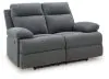 Ashley Furniture PC9140686 Ashley Furniture PC9140686 Side-Swipe - Reclining Loveseat - Charcoal