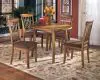 Ashley Furniture D199/15/01(2) Berringer - 3 Pc. - Drop Leaf Table, 2 Side Chairs - Rustic Brown