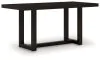 Ashley Furniture D618/13/124(2) Neymorton - 5 Pc. - Rectangular Dining Room Counter Table, 4 Barstools - Dark Grayish Brown