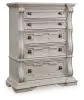 Ashley Furniture PCB948-46 Bruchandi - Five Drawer Chest - Antique White