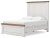 Benchcraft® B4615B3 Benchcraft® B4615B3 Savonport - Full Panel Bed - White / Brown