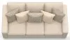 Jackson Furniture Industries 230103-1625/36-2574/36 Jackson Furniture Industries 230103-1625/36-2574/36 Hyde Park - Sofa - Porcelain