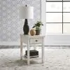 Liberty Furniture 406W-OT1023 Liberty Furniture 406W-OT1023 Modern Farmhouse - Drawer Chair Side Table - White