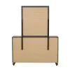 Liberty Furniture 423-YBR-DM Cottage View - Dresser & Mirror - Dark Gray