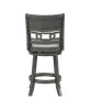 New Classic S1701-CS-GRY Gia - Swivel Counter Stool - Gray