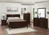 CoasterEveryday 202411Q-S4 Louis Philippe - 4 Piece Queen Bedroom Set - Cappuccino