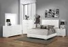 CoasterEssence 203501KW-S5L Felicity - 5 Piece California King Bedroom Set - White Gloss