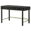 Coaster Fine Furniture 224337 Arini - 2-Drawer Vanity Desk Makeup Table - Black