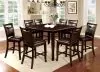 Furniture of America CM3024PT Woodside - Counter Height Table With Leaf - Espresso