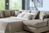Benchcraft® 48404S6 Benchcraft® 48404S6 Newellen - 3-Piece Sleeper Sectional With  RAF Corner Chaise And LAF Sofa - Beige