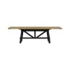Intercon HD-TA-40104-RWR-C Hendricks - Trestle Table - Rustic Wheat / Raven