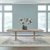 Liberty Furniture 789-DR-DPS Brentwood - Double Pedestal Table - Sandstone