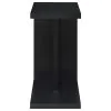 Coaster Fine Furniture 930276 Clower - Engineered Wood C-Shaped Sofa Side Table - Black