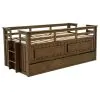 Coaster Fine Furniture 400716TB3 Carlsbad - Trundle & Slats, Box 3 of 3 - Medium Brown