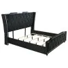 Coaster Fine Furniture 223161KEB4 Lorient - King Side Rails & Slats, Box 4 of 4 - Black