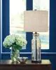 Ashley Furniture L431414 Laurentia - Glass Table Lamp  - Champagne