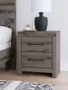 Ashley Furniture PCB2405-92 Graystorm - Two Drawer Night Stand - Brown Gray