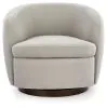 Ashley Furniture A3000786 Annbury - Swivel Accent Chair - Light Beige