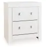 Ashley Furniture PCB1119-92 Ashley Furniture PCB1119-92 Maeling - Two Drawer Night Stand - White