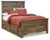 Ashley Furniture B446B10 Ashley Furniture B446B10 Trinell - Full Panel Bed With 2 Storage Drawers - Brown