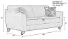 Jackson Furniture Industries 421503-2072/18-2073/28 Alyssa - Sofa - Pebble