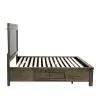 Liberty Furniture 759-BR-K2S Liberty Furniture 759-BR-K2S Thornwood Hills - King Two Sided Storage Bed - Rock Beaten Brown