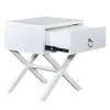 Liberty Furniture 2030WH-AT1922 Liberty Furniture 2030WH-AT1922 East End - 1 Drawer Accent Table - Wirebrushed White