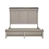 Liberty Furniture 457-BR-KMS Liberty Furniture 457-BR-KMS Ivy Hollow - King Mantle Storage Bed - Weathered Linen / Dusty Taupe