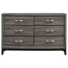 CoasterEveryday 212423 Watson - 6-Drawer Dresser - Gray Oak