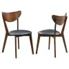 CoasterEveryday 105362 Jedda - Wood Dining Side Chair (Set of 2) - Dark Walnut And Black
