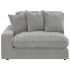 CoasterElevations 509900 Blaine - Reversible Upholstered Chaise Sectional Sofa - Fog