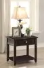 CoasterEssence 721037 Bradford - 1-Drawer Square Wood End Table - Walnut