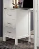 Furniture of America CM-BK970-BED Cassidy - Twin Loft Bed With Drawers - White