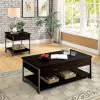 Furniture of America CM4499E Wasta - End Table - Dark Oak