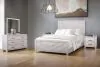 New Classic 00-3314-35N New Classic 00-3314-35N Biscayne - 5/0 Queen 5 Piece Bedroom Set (Bed & Dresser & Mirror & 2 Nightstands) - Driftwood