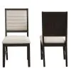 New Classic D4101-20 Plateau - Side Chair (Set of 2) - Rustic Espresso