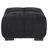 Coaster Fine Furniture 511064 Octavia - Fabric Rectangular Upholstered Ottoman - Black