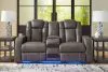 Ashley Furniture 36602/15/18 Ashley Furniture 36602/15/18 Fyne-Dyme - 2 Pc. - Power Reclining Sofa, Power Reclining Loveseat - Shadow