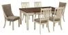 Ashley Furniture D647/25/01(4)/02(2) Ashley Furniture D647/25/01(4)/02(2) Bolanburg - 7 Pc. - Dining Room Table, 4 Side Chairs, 2 Side Chairs - Beige