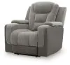 Ashley Furniture PC8350513 Ashley Furniture PC8350513 Mixed Motion - Power Recliner With Adjustable Headrest - Shadow