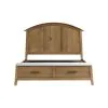 Intercon JK-BR-3015Q-GLO-C Intercon JK-BR-3015Q-GLO-C Jackson - Queen Bed With Storage Footboard - Golden Oak