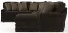 Jackson Furniture Industries 4376/62/76/30-49 Jackson Furniture Industries 4376/62/76/30-49 Mammoth - 3 Piece Sectional With RSF Chaise - Chocolate