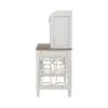 Liberty Furniture 244-HOJ-LSLD Liberty Furniture 244-HOJ-LSLD Magnolia Manor - 5 Piece Home Office Set (L Shaped Desk & Hutch) - Antique White