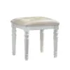 New Classic BA9698W-092 Valentino - Vanity Table Stool - White