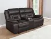 CoasterEveryday 651355 Greer - Upholstered Motion Reclining Loveseat - Brown